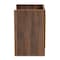 Baxton Studio Hale Modern and Contemporary Walnut Brown Finished Wood 2-Drawer Nightstand 174-11212-Zoro - alternate 5